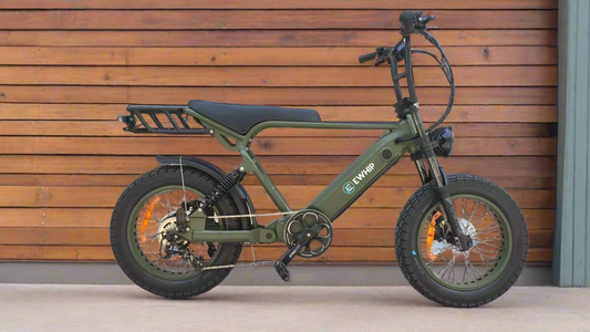 EWHIP THE BOOM – Premium E-Bike Olive Green - EWHIP