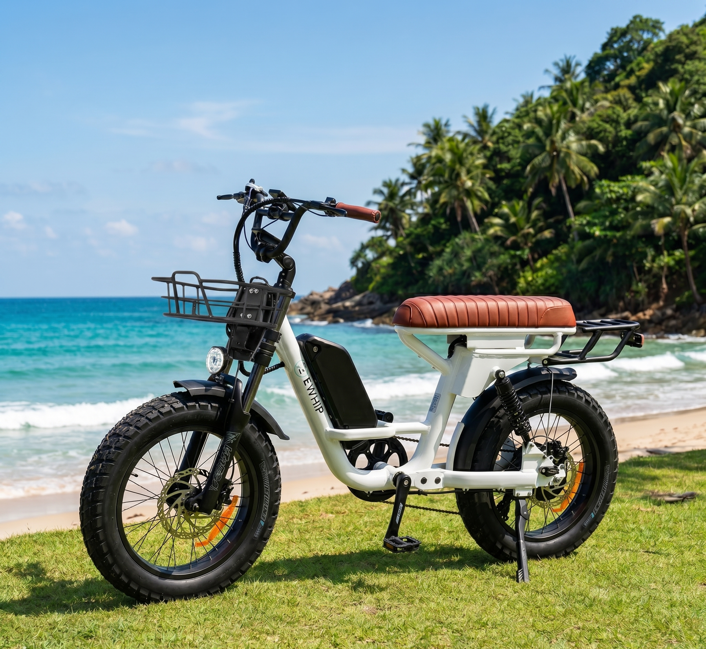 ebike with front basket