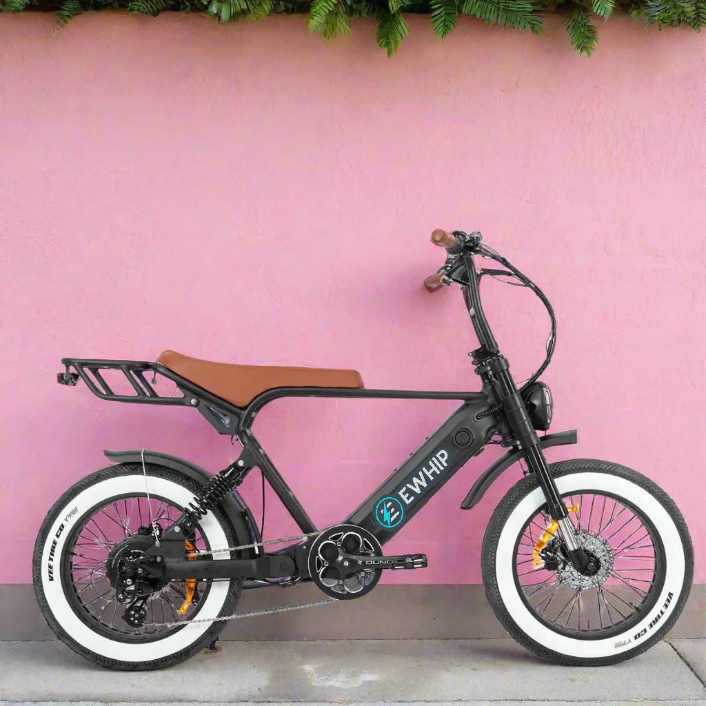 EWHIP The Boom Premium Electric E-Bike in Matt Black - EWHIP