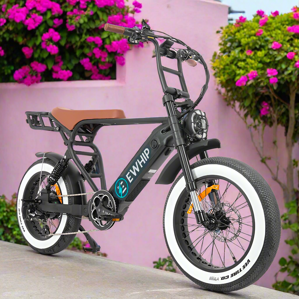 EWHIP The Boom Premium Electric E-Bike in Matt Black - EWHIP