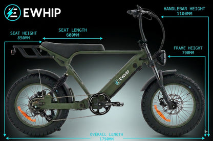 The Boom — Fat Tyre Café Racer Electric Bike