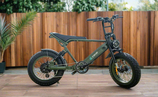 EWHIP THE BOOM – Premium E-Bike Olive Green - EWHIP