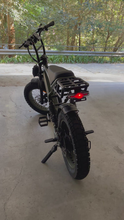 EWHIP THE BOOM – Premium E-Bike Olive Green