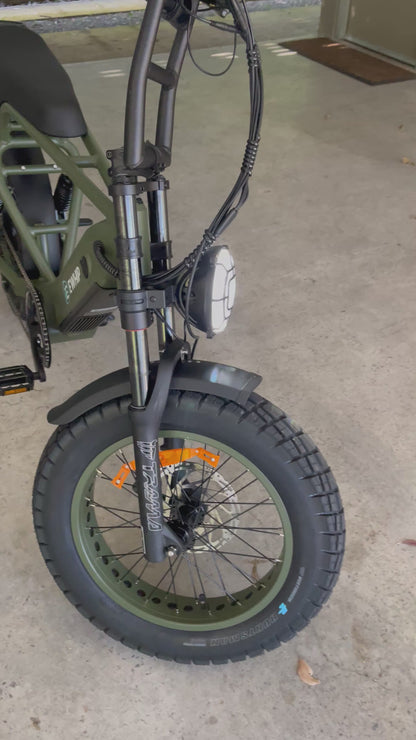 EWHIP THE BOOM – Premium E-Bike Olive Green