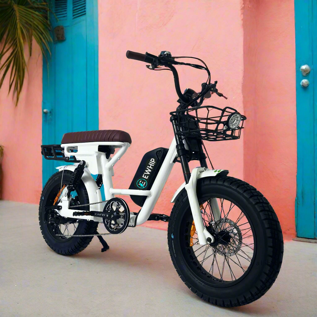 EWHIP THE CAPTAIN Electric 1000W E-bike White - EWHIP